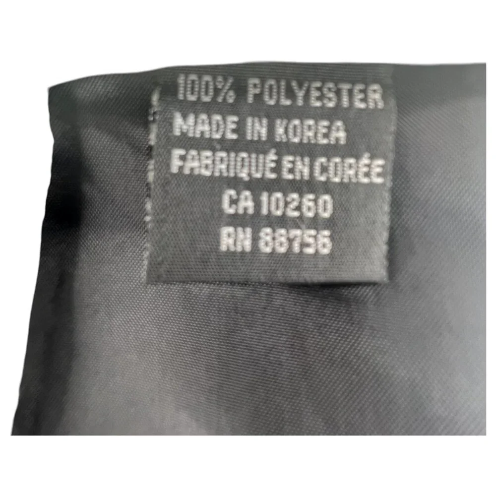 Red Dog Mens Necktie 100% Polyester Black & White Checkered With Red Dog Graphic - Picture 5 of 9